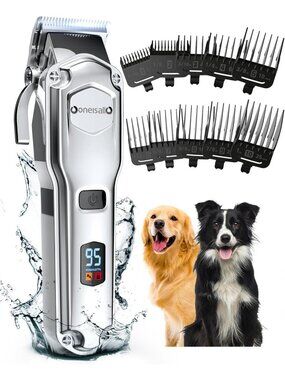 Dog Grooming Clippers for Thick Heavy Coats - Professional Pet Hair Trimmer